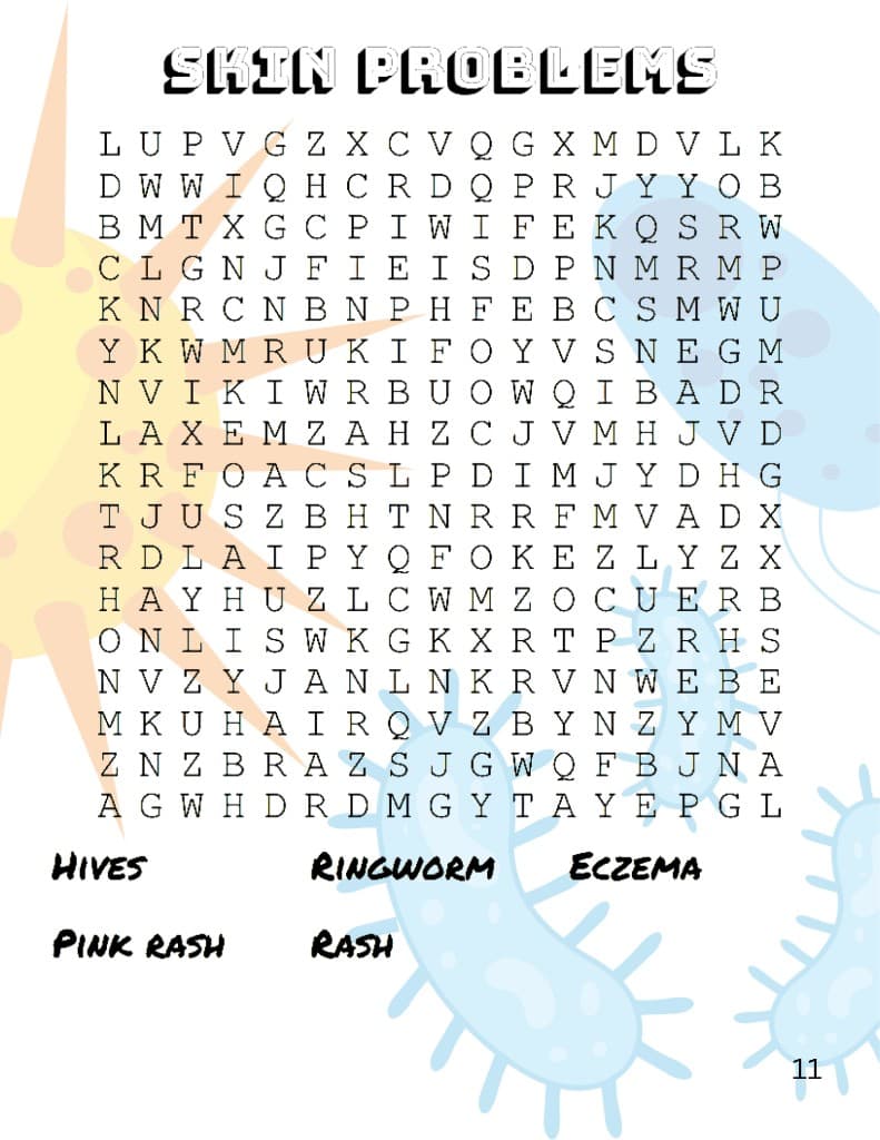 Health & Medicine Word Search Collection inside page 3